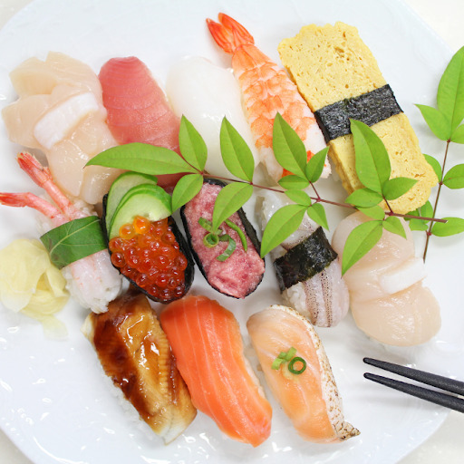 Assorted nigiri sushi dish representing a Local cooking workshop event by Legacy Partners Insurance Agency